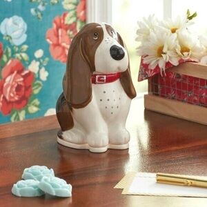 THE PIONEER WOMAN CHARLIE SCENTED WAX WARMER CERAMIC BASSETT HOUND DOG NEW!